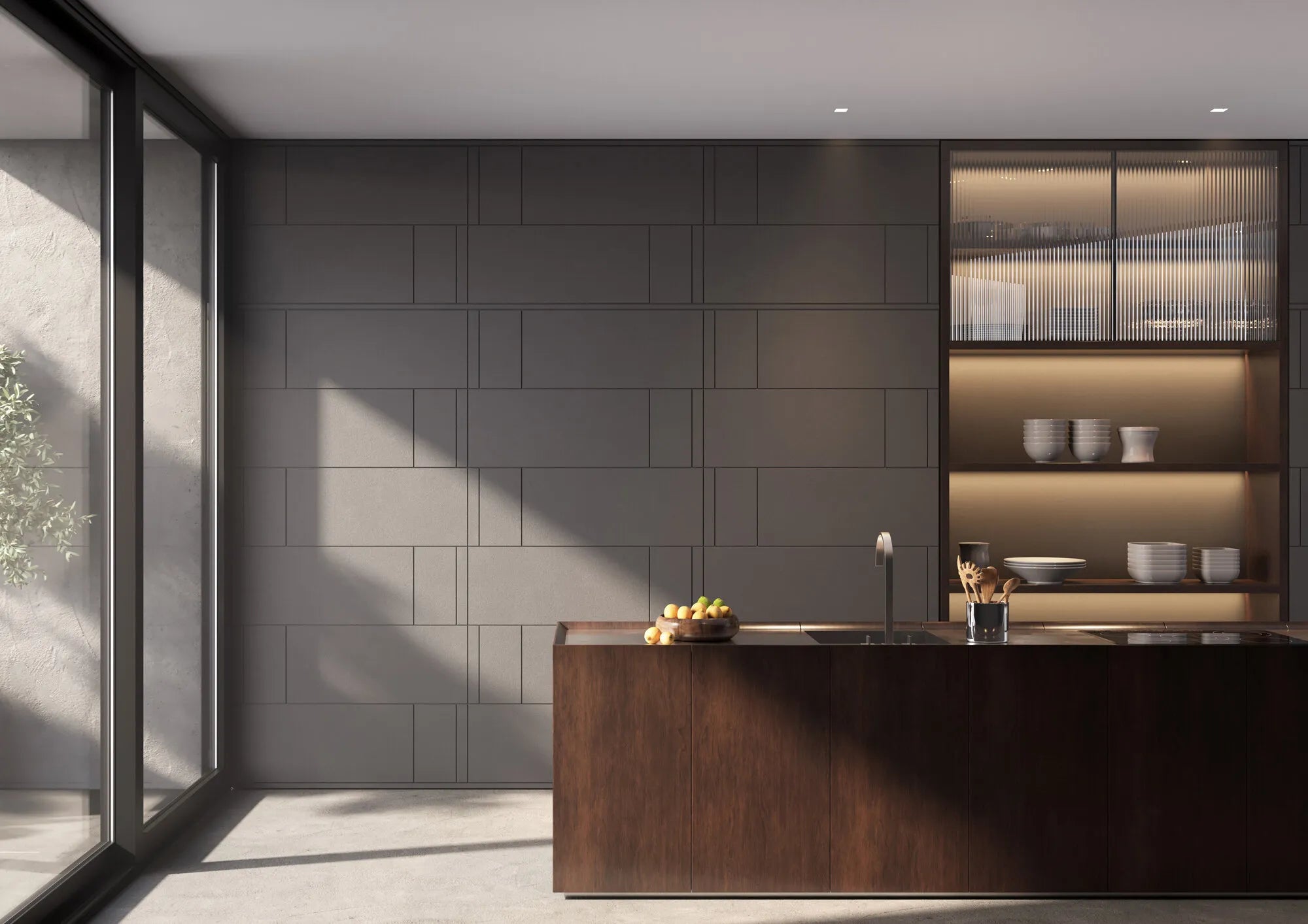 SCURETTO Arstyl® 3D Wall Panels in a stylish kitchen | DecorMania UK